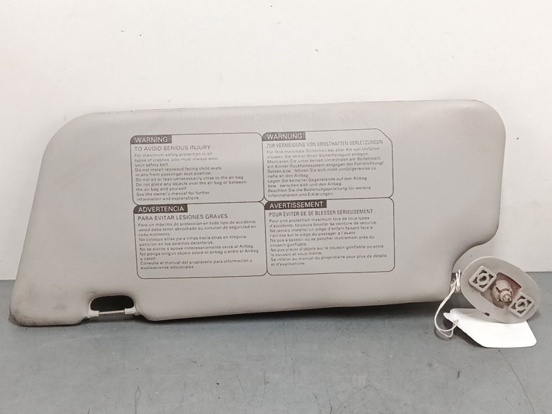 Recambio de parasol derecho para suzuki vitara cabrio (et) 2.0 hdi (se 420hdi) referencia OEM IAM   