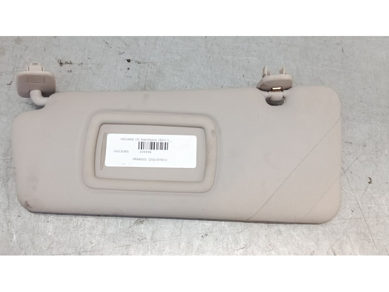 Recambio de parasol izquierdo para renault megane iii hatchback (bz0/1_, b3_) 1.6 16v (bz1b, bz1h) referencia OEM IAM   