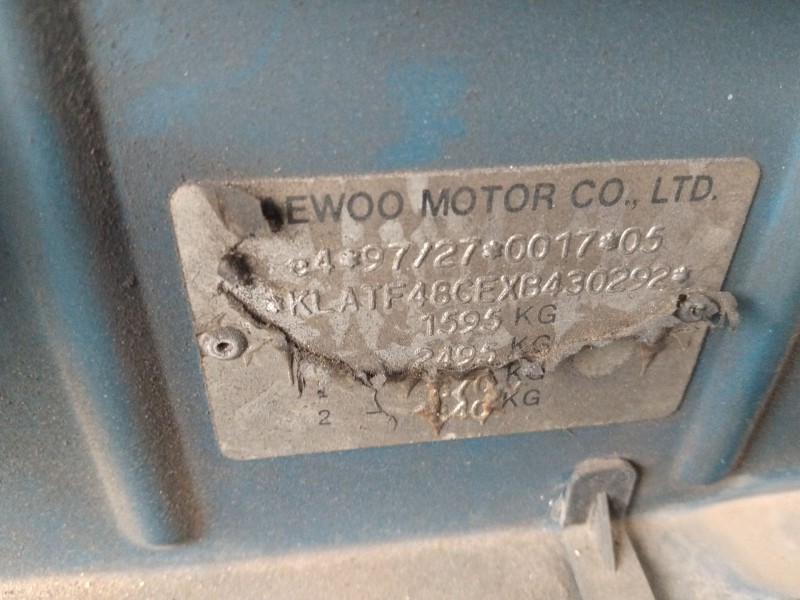 daewoo lanos (klat) del año 1999