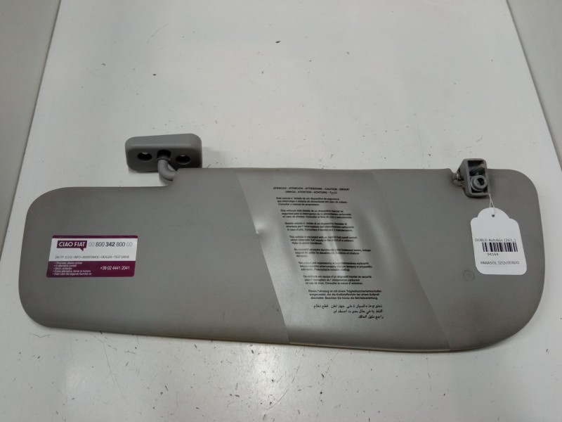 Recambio de parasol izquierdo para fiat doblo autobús (263_) 1.3 d multijet (263axc1a) referencia OEM IAM   