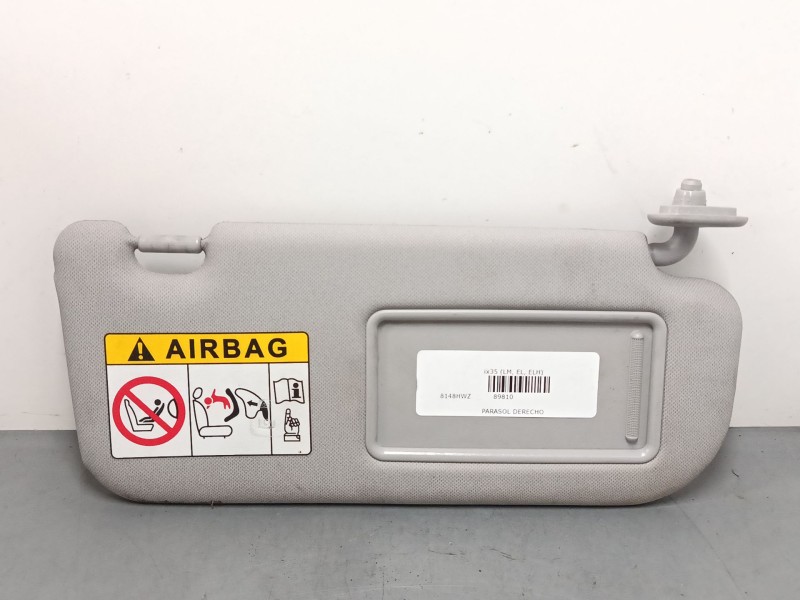 Recambio de parasol derecho para hyundai ix35 (lm, el, elh) 1.7 crdi referencia OEM IAM   