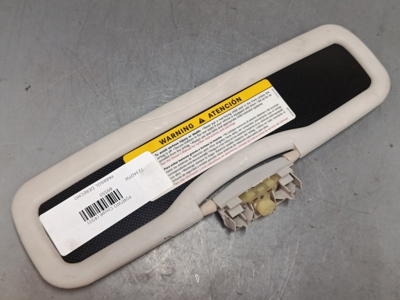 Recambio de parasol derecho para smart fortwo coupé (450) 0.7 (450.352, 450.332) referencia OEM IAM   