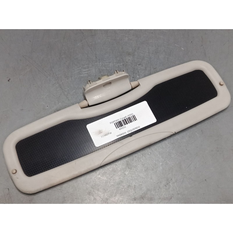 Recambio de parasol izquierdo para smart fortwo coupé (450) 0.7 (450.352, 450.332) referencia OEM IAM   