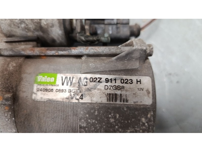 Recambio de motor arranque para seat ibiza iii (6l1) 1.9 tdi referencia OEM IAM 02Z911023H  