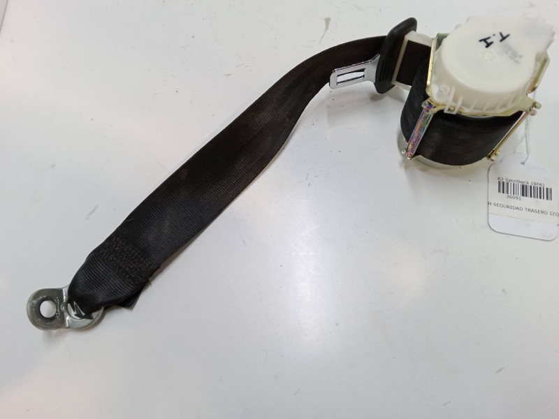Recambio de cinturon seguridad trasero izquierdo para audi a3 sportback (8pa) 1.6 fsi referencia OEM IAM   