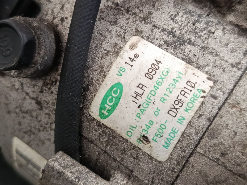 Recambio de compresor a/a para hyundai ix35 (lm, el, elh) 1.7 crdi referencia OEM IAM F500DX9FA10  