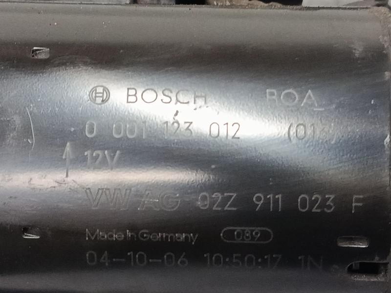 Recambio de motor arranque para volkswagen golf v (1k1) 1.9 tdi referencia OEM IAM 02Z911023F 0001123012 