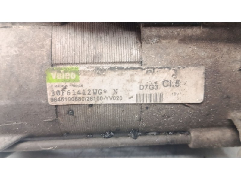 Recambio de motor arranque para peugeot 207/207+ (wa_, wc_) 1.6 hdi referencia OEM IAM 9645100680  