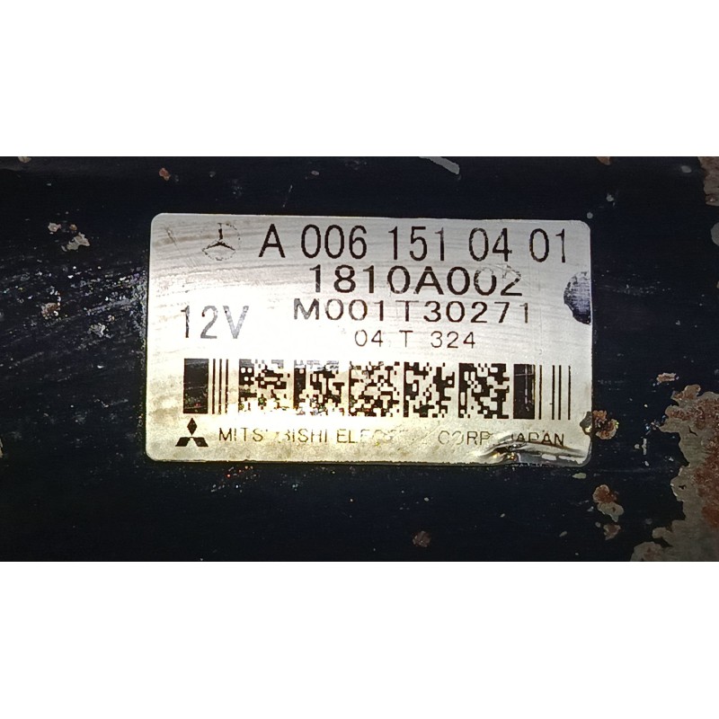 Recambio de motor arranque para smart forfour (454) 1.5 cdi (454.001) referencia OEM IAM A0061510401 1810a002 