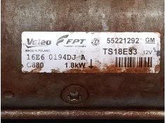 Recambio de motor arranque para opel corsa c (x01) 1.3 cdti (f08, f68) referencia OEM IAM 55221292   2