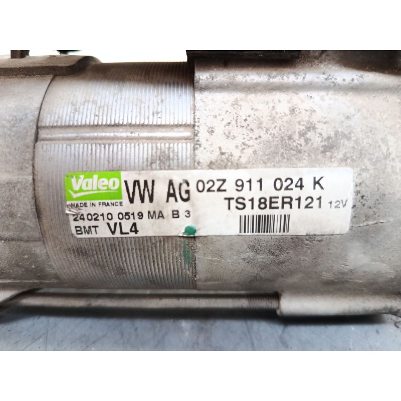 Recambio de motor arranque para seat ibiza iv sc (6j1, 6p5) 1.6 tdi referencia OEM IAM 02Z911024K TS18ER121 