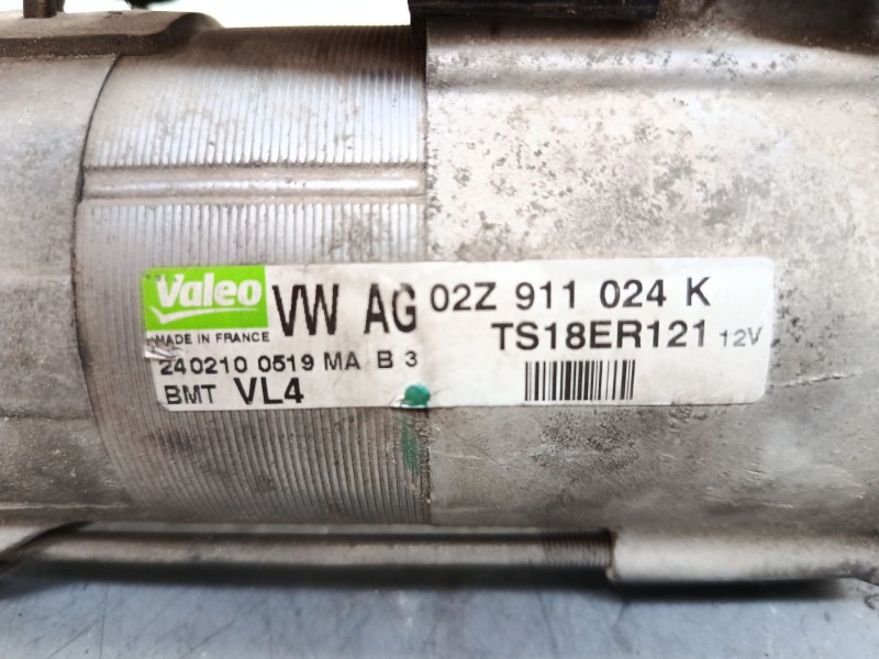 Recambio de motor arranque para seat ibiza iv sc (6j1, 6p5) 1.6 tdi referencia OEM IAM 02Z911024K TS18ER121 