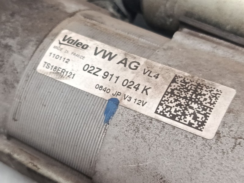 Recambio de motor arranque para seat ibiza iv (6j5, 6p1) 1.6 tdi referencia OEM IAM 02Z911024K  