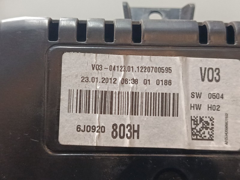 Recambio de cuadro instrumentos para seat ibiza iv (6j5, 6p1) 1.6 tdi referencia OEM IAM 6J0920803H  