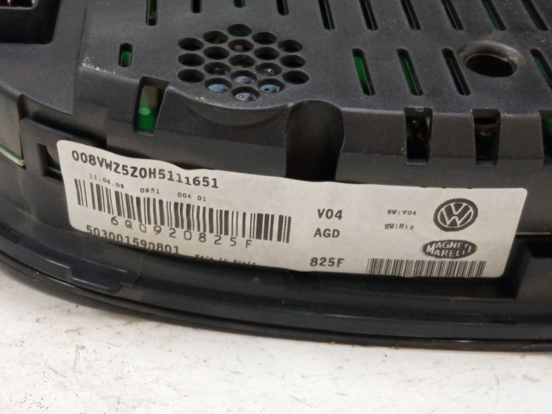 Recambio de cuadro instrumentos para volkswagen polo iv (9n_, 9a_) 1.4 tdi referencia OEM IAM 6Q0920825F  