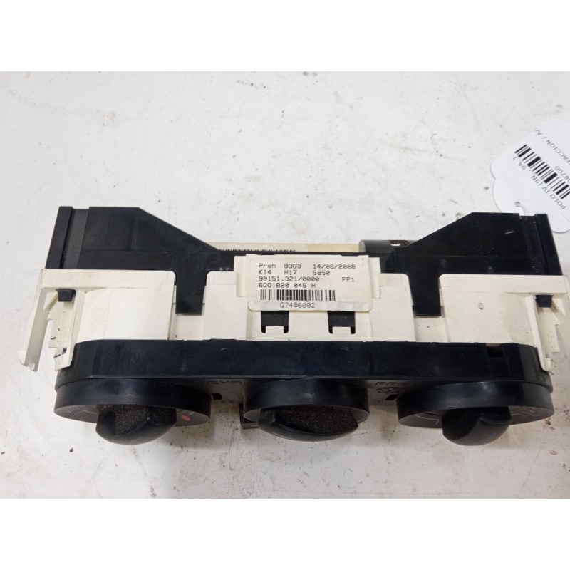Recambio de mando calefaccion / a/a para volkswagen polo iv (9n_, 9a_) 1.4 tdi referencia OEM IAM 6Q0820045H  