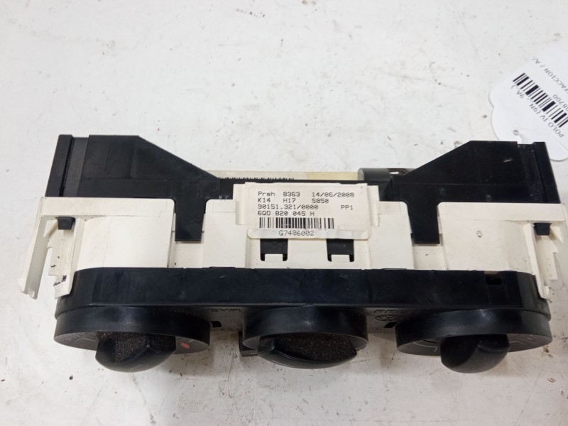 Recambio de mando calefaccion / a/a para volkswagen polo iv (9n_, 9a_) 1.4 tdi referencia OEM IAM 6Q0820045H  