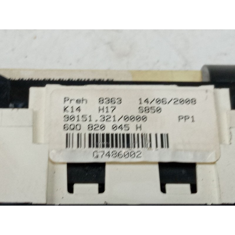 Recambio de mando calefaccion / a/a para volkswagen polo iv (9n_, 9a_) 1.4 tdi referencia OEM IAM 6Q0820045H  