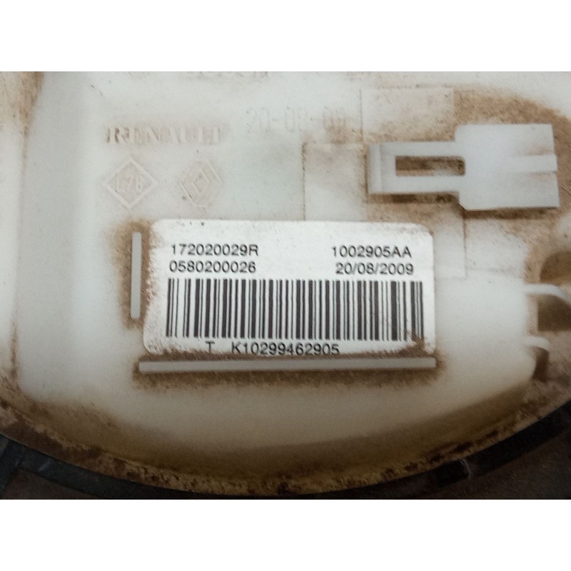 Recambio de aforador para renault megane iii hatchback (bz0/1_, b3_) 1.6 16v (bz1b, bz1h) referencia OEM IAM 172020029R  
