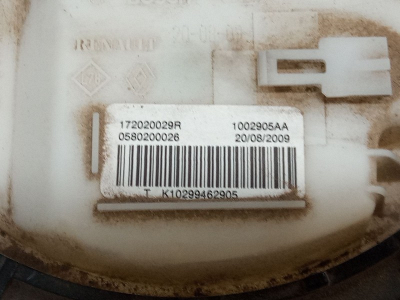 Recambio de aforador para renault megane iii hatchback (bz0/1_, b3_) 1.6 16v (bz1b, bz1h) referencia OEM IAM 172020029R  