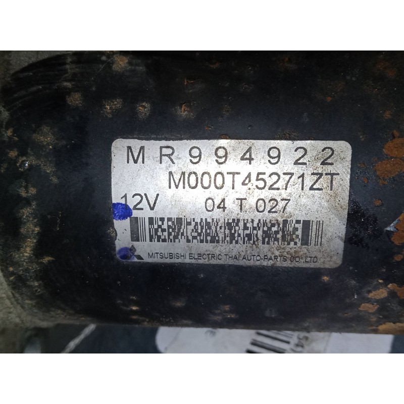 Recambio de motor arranque para smart forfour (454) 1.5 (454.032) referencia OEM IAM MR994922 M000T45271ZT 