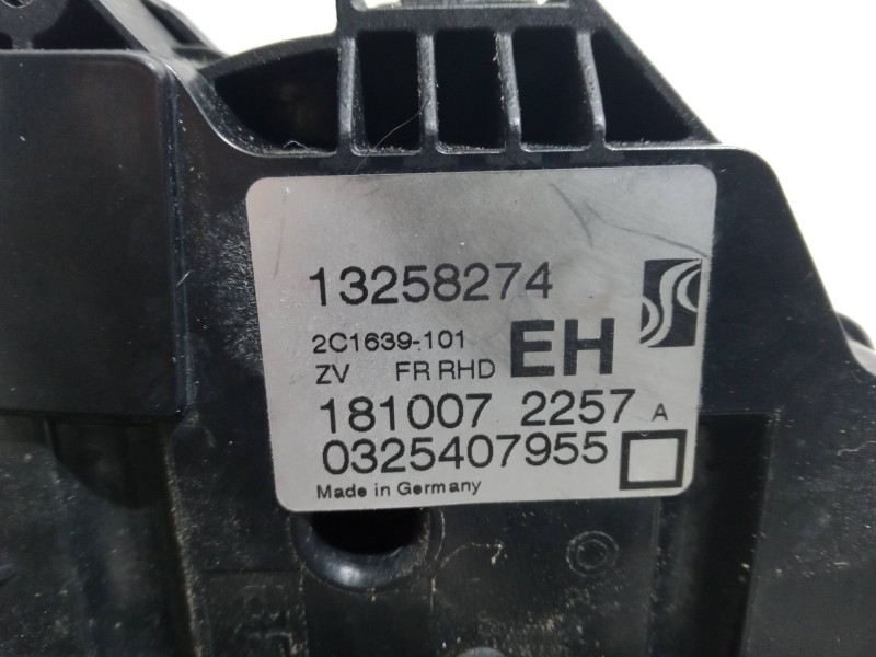 Recambio de cerradura puerta delantera derecha para opel corsa d (s07) 1.2 (l08, l68) referencia OEM IAM 13258274  