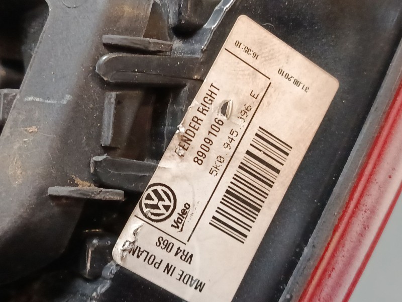 Recambio de piloto trasero derecho para volkswagen golf vi (5k1) 1.2 tsi referencia OEM IAM 5K0945096E  