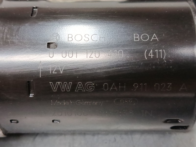 Recambio de motor arranque para volkswagen golf vi (5k1) 1.2 tsi referencia OEM IAM 0AH911023A  