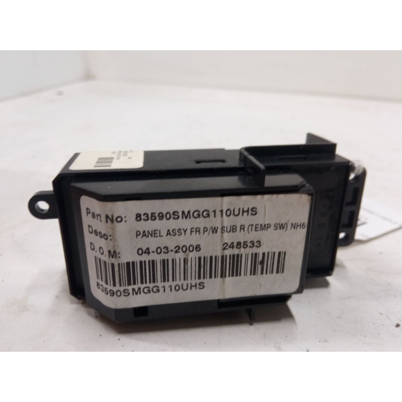 Recambio de mando elevalunas delantero derecho para honda civic viii hatchback (fn, fk) 2.2 ctdi (fk3) referencia OEM IAM 83590S