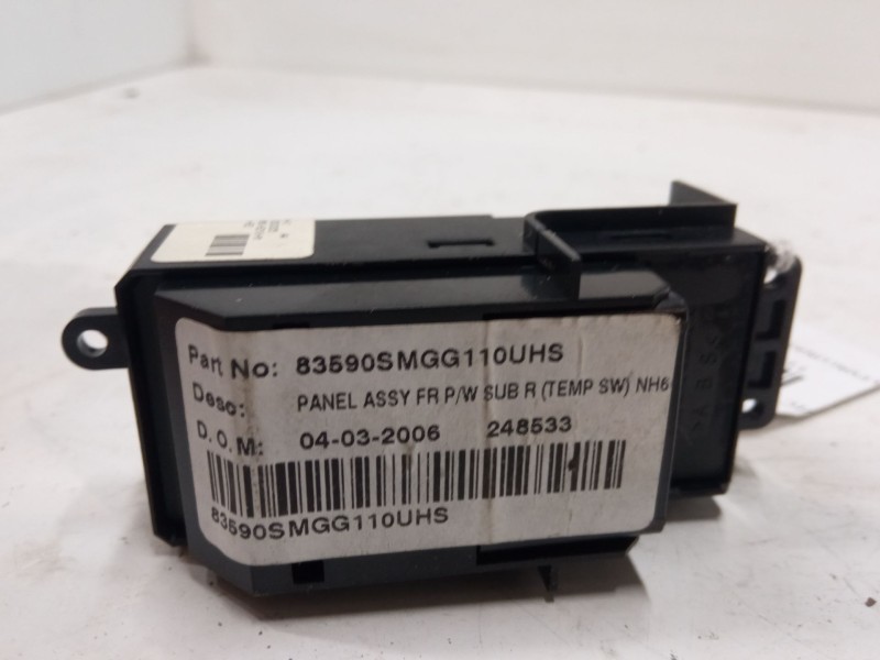 Recambio de mando elevalunas delantero derecho para honda civic viii hatchback (fn, fk) 2.2 ctdi (fk3) referencia OEM IAM 83590S