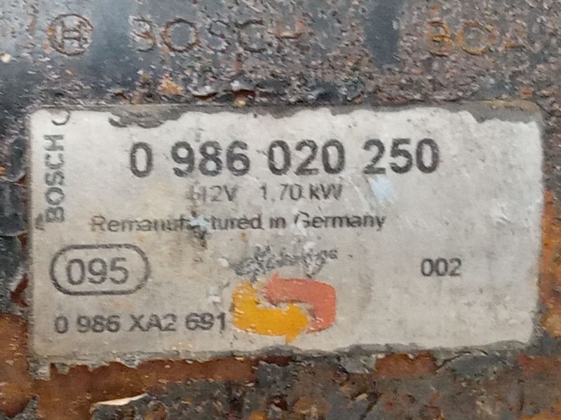 Recambio de motor arranque para seat altea (5p1) 1.9 tdi referencia OEM IAM 0986020250  