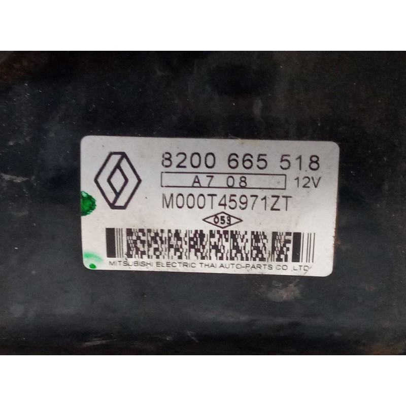 Recambio de motor arranque para renault scénic ii (jm0/1_) 1.6 16v (jm1r) referencia OEM IAM 8200665518  