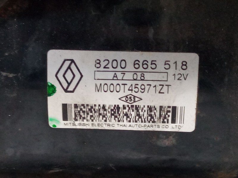 Recambio de motor arranque para renault scénic ii (jm0/1_) 1.6 16v (jm1r) referencia OEM IAM 8200665518  