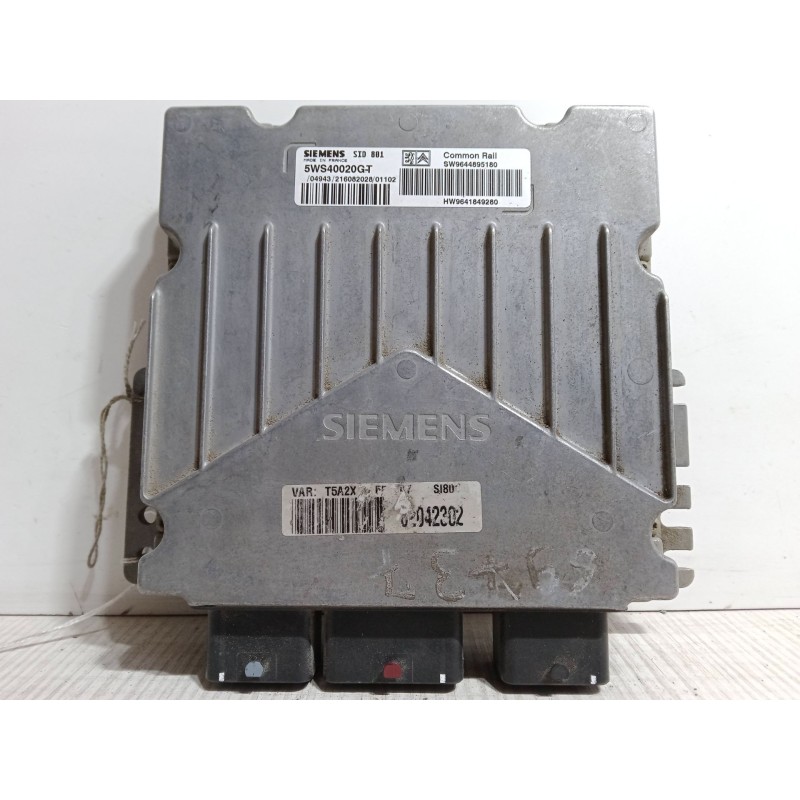 Recambio de centralita motor uce para peugeot 307 (3a/c) 2.0 hdi 90 referencia OEM IAM 5WS40020G-T.SW9644895180  