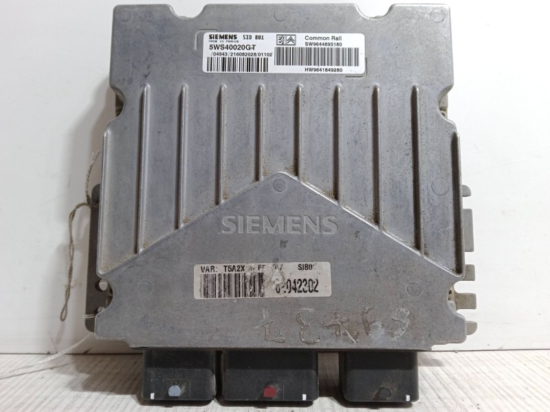 Recambio de centralita motor uce para peugeot 307 (3a/c) 2.0 hdi 90 referencia OEM IAM 5WS40020G-T.SW9644895180  