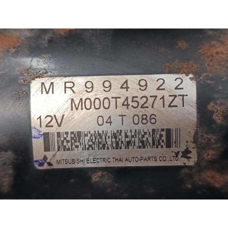 Recambio de motor arranque para smart forfour (454) 1.1 (454.030) referencia OEM IAM MR994922 M000T45271ZT 