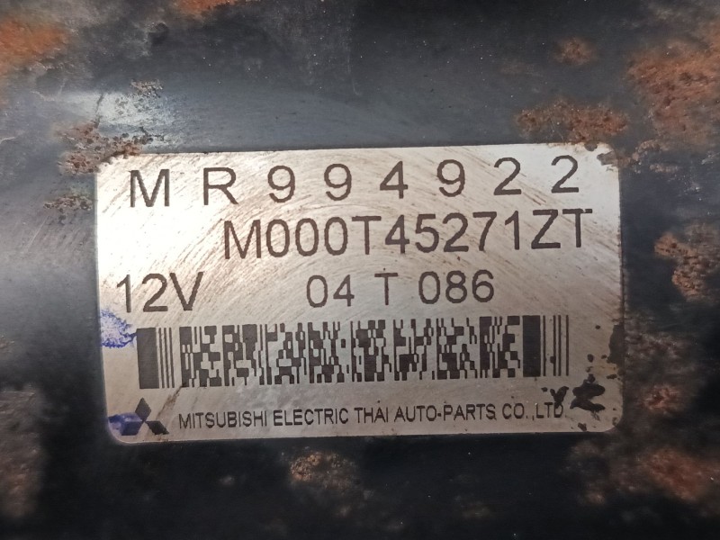 Recambio de motor arranque para smart forfour (454) 1.1 (454.030) referencia OEM IAM MR994922 M000T45271ZT 