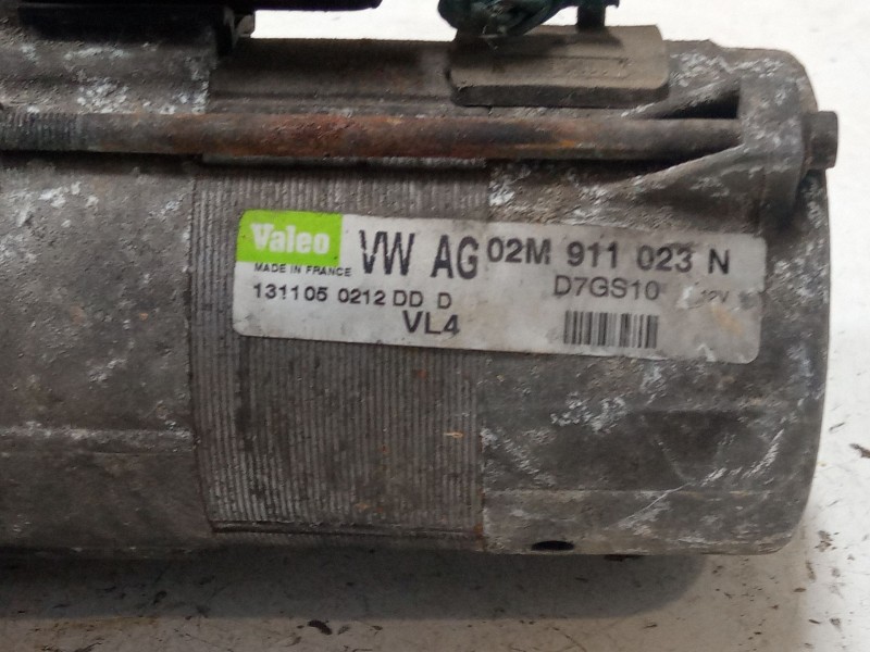 Recambio de motor arranque para audi a3 (8p1) 2.0 tdi 16v referencia OEM IAM 02M911023N  