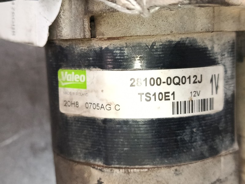 Recambio de motor arranque para peugeot 107 (pm_, pn_) 1.0 referencia OEM IAM 281000Q012J  