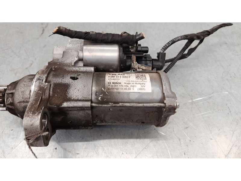 Recambio de motor arranque para seat ibiza v (kj1, kjg) 1.0 mpi referencia OEM IAM 02M911022F  