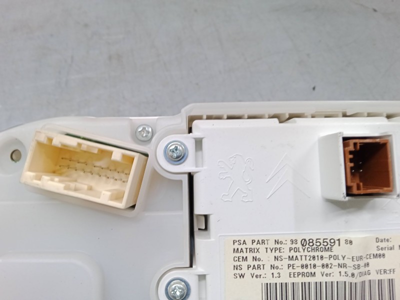 Recambio de cuadro instrumentos para peugeot 208 i (ca_, cc_) 1.2 vti 82 referencia OEM IAM 9808559180  