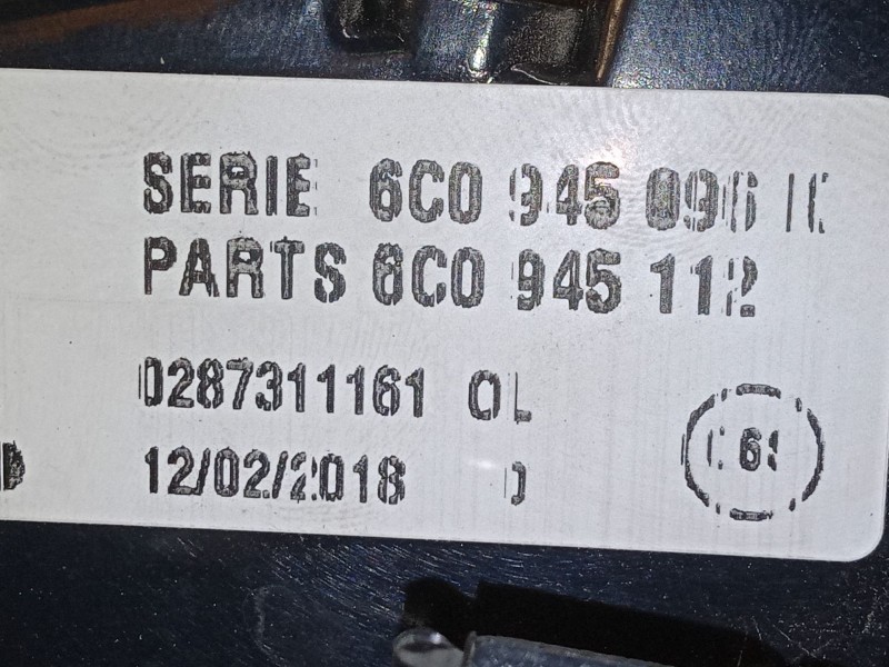 Recambio de piloto trasero derecho para volkswagen polo v (6r1, 6c1) 1.4 tdi referencia OEM IAM 6C0945096K  