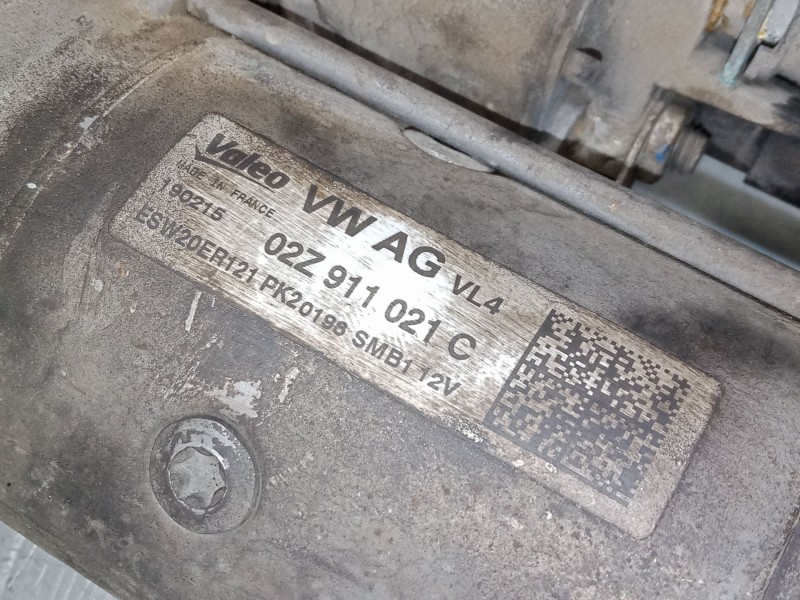Recambio de motor arranque para volkswagen polo v (6r1, 6c1) 1.4 tdi referencia OEM IAM 02Z911021C  