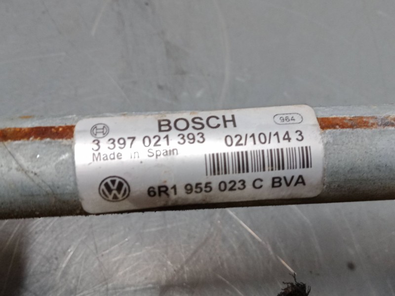 Recambio de motor limpia delantero para volkswagen polo v (6r1, 6c1) 1.4 tdi referencia OEM IAM 6R1955023CBVA  