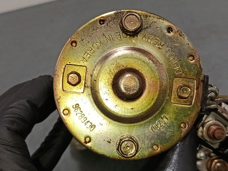 Recambio de motor arranque para chevrolet aveo / kalos hatchback (t250, t255) 1.2 referencia OEM IAM   