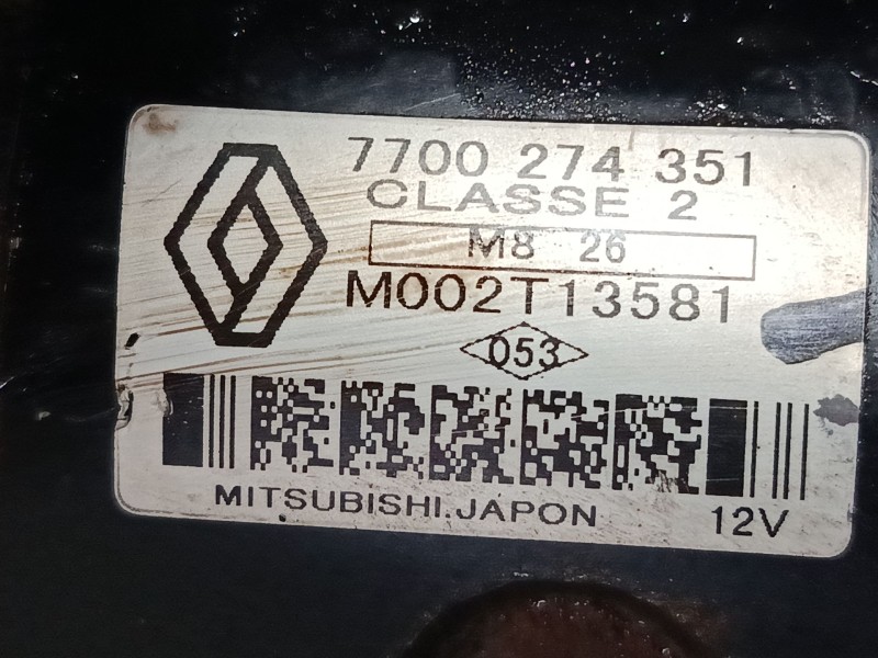 Recambio de motor arranque para renault clio ii (bb_, cb_) 1.4 (b/cb0c, b/cb0s) referencia OEM IAM 7700274351 M002T13581 