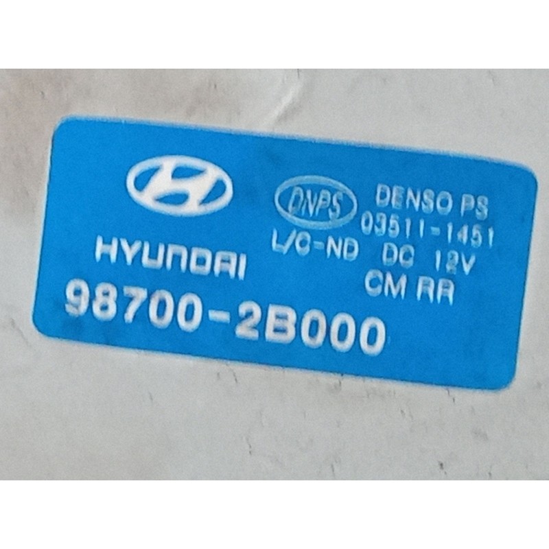 Recambio de motor limpia trasero para hyundai santa fé ii (cm) 2.2 crdi gls referencia OEM IAM 987002B000  