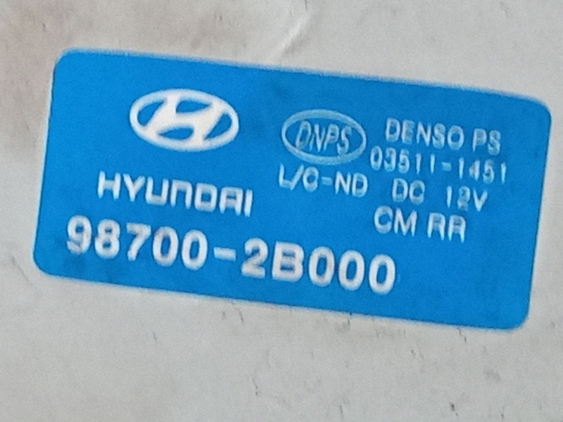 Recambio de motor limpia trasero para hyundai santa fé ii (cm) 2.2 crdi gls referencia OEM IAM 987002B000  