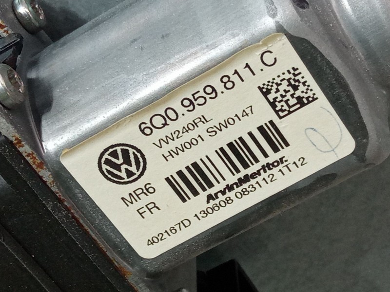 Recambio de elevalunas electrico trasero izquierdo para volkswagen polo iv (9n_, 9a_) 1.4 tdi referencia OEM IAM 6Q4839401L  