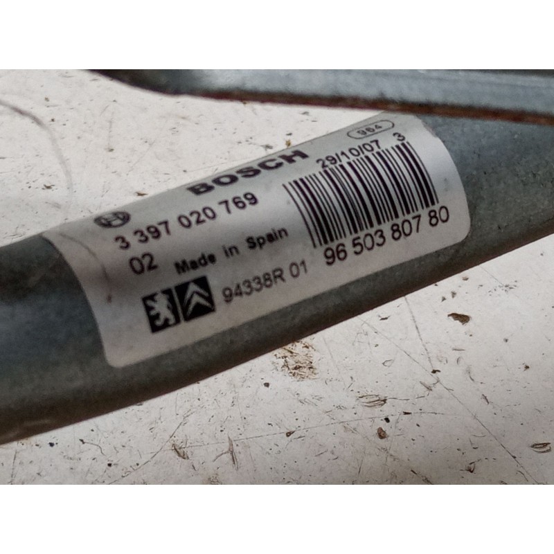 Recambio de motor limpia delantero para peugeot 207 sw (wk_) 1.4 16v referencia OEM IAM 9650380780 9650380780 